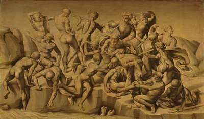 The Battle of Cascina, or The Bathers by Aristotile da Sangallo